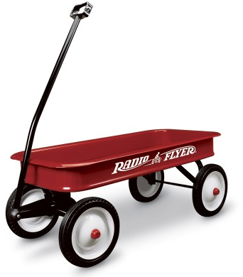 The famous red Radio Flyer wagon 