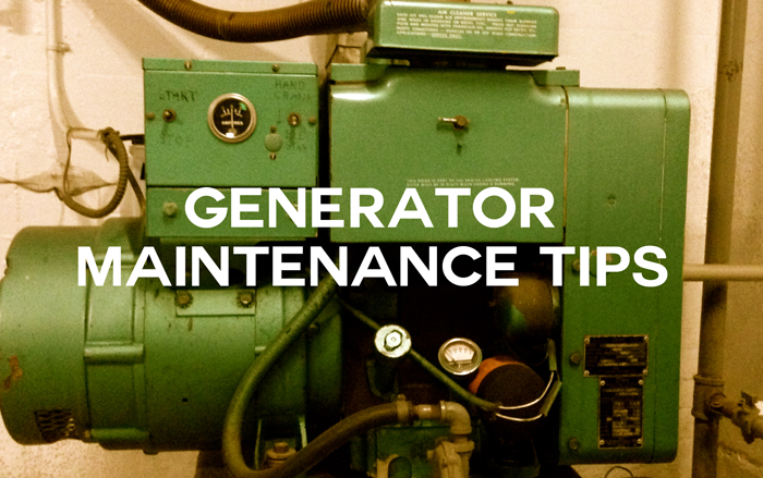 Generator maintenance tips