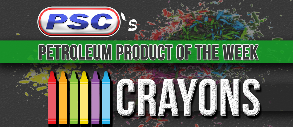 how are crayons made, how crayons are made, making crayons, what kind of wax are in crayons, crayon wax, petroleum product of the week, psc, industrial outpost