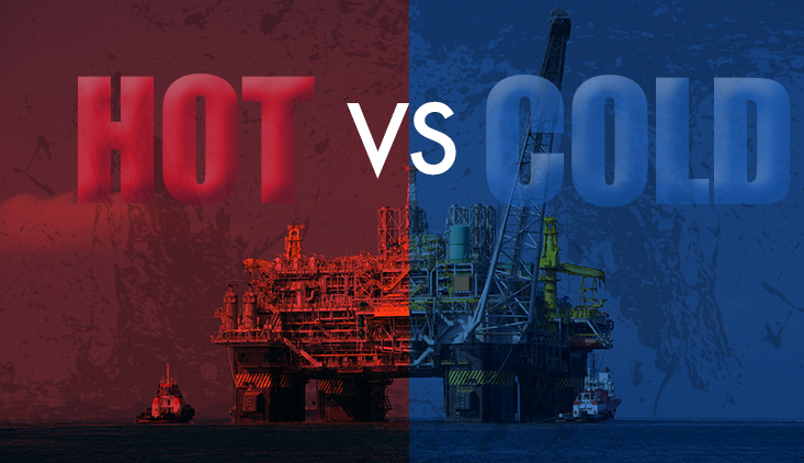 hot stacking, cold stacking, warm stacking, oil rigs, drilling ship, drillship, industrial outpost