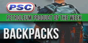 petroleum product of the week, backpacks, industrial outpost, backpack
