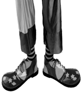 clown, clown shoes
