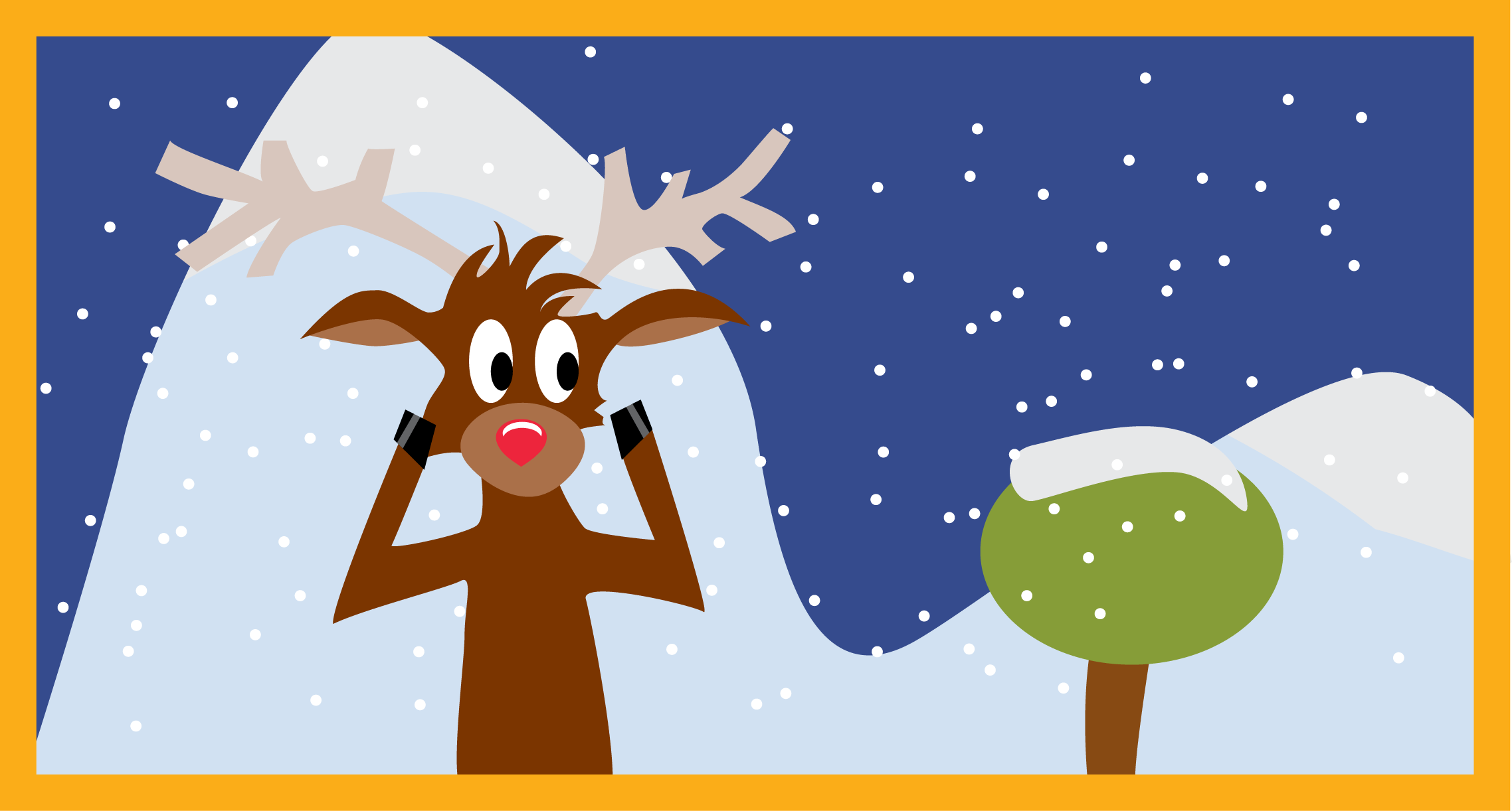 cold weather lubricants, santa, reindeer, PSC, petroleum service Company, HVI, high viscosity, winter, christmas, merry christmas, happy holidays, cartoon