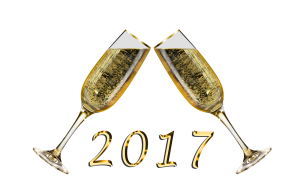 champagne, new year, happy new year, 2017, celebrate