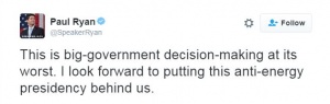 paul ryan, tweet, twitter, DAPL, dakota access pipeline, DAPL protests