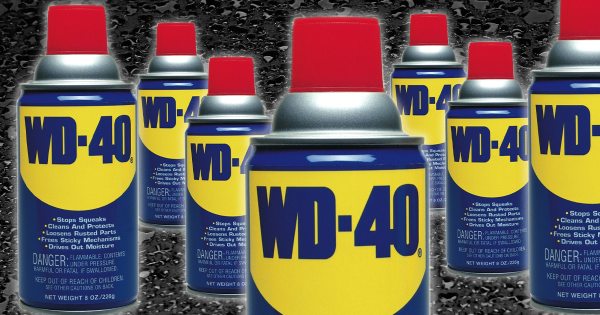 WD-40 versus label remover 