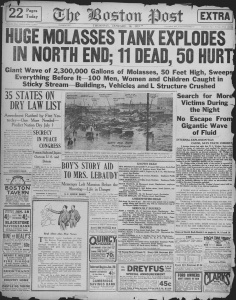 boston molasses flood 1919